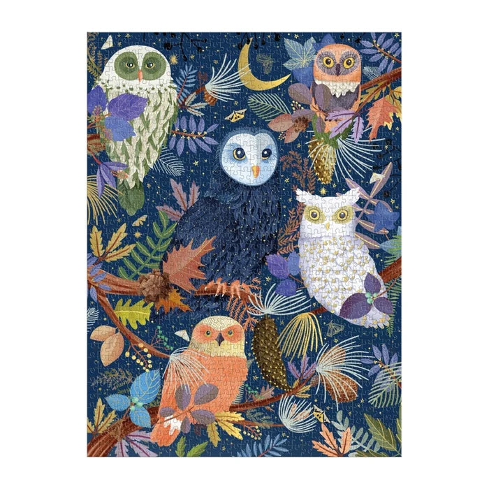 Owls At Dawn | 1,000 Piece Jigsaw Puzzle