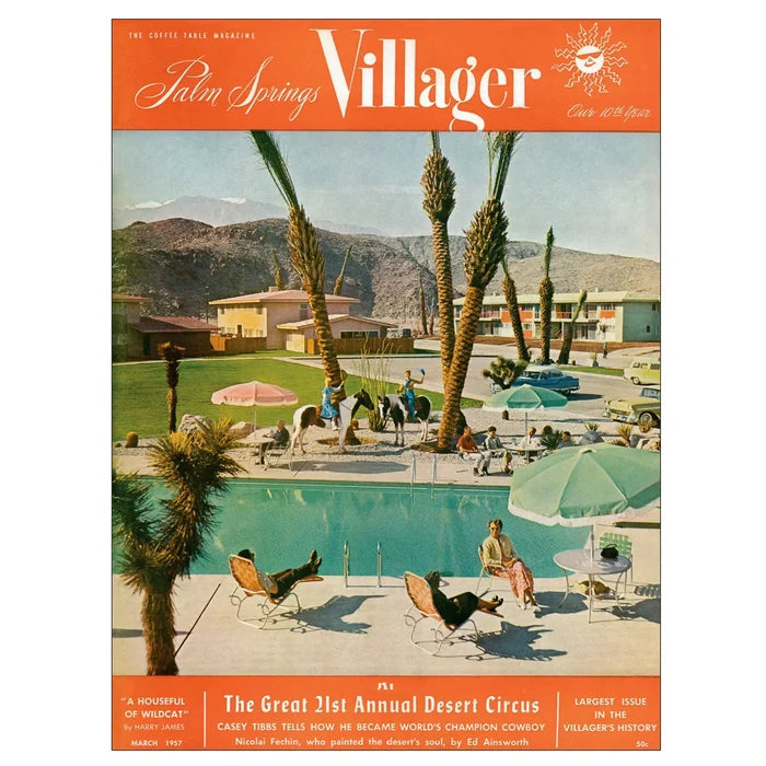 Palm Springs Life March 1957 Poster
