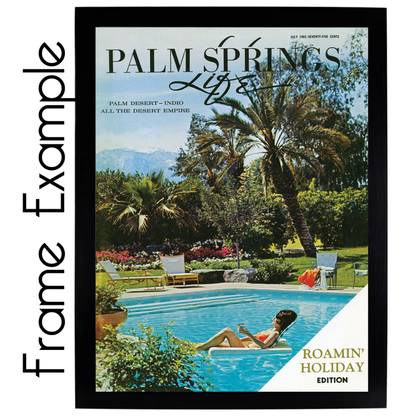 Palm Springs Life March 1957 Poster