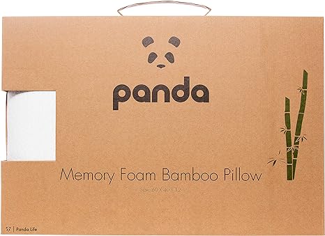 Panda Luxury Memory Foam Bamboo Pillow, Pack of 1 - Shoppers-kart.com