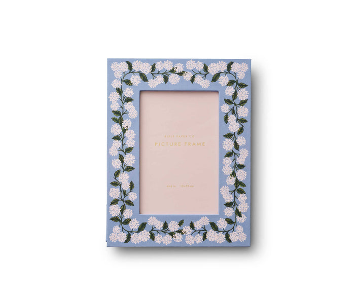 Paper Wrapped Picture Frame-Hydrangea