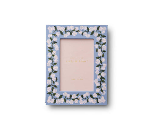 Paper Wrapped Picture Frame-Hydrangea