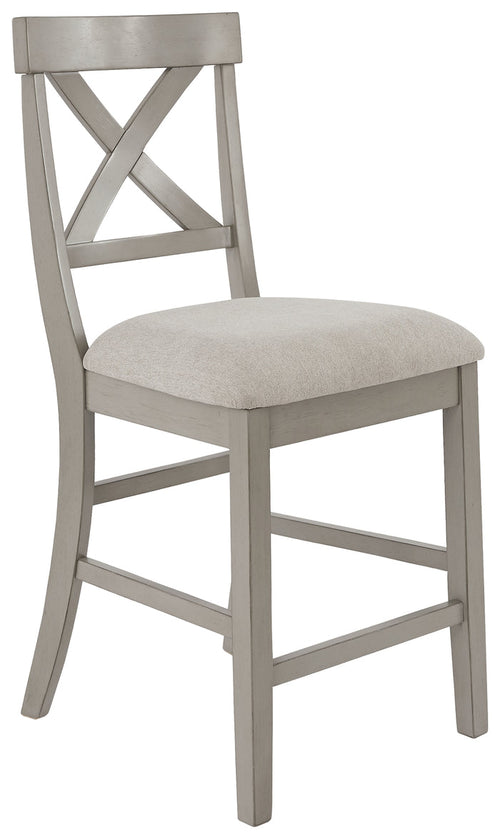 Parellen D291-124 Gray Upholstered Barstool 2CN