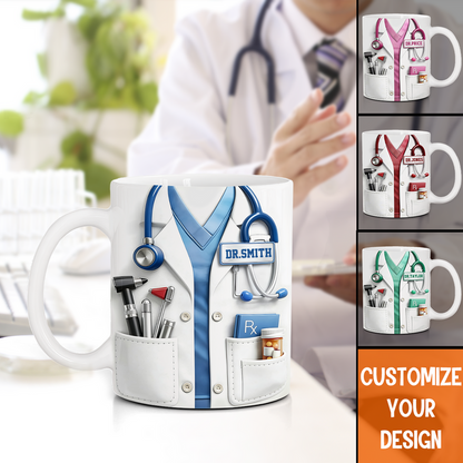 Personalized Doctor Mug, Medical Professional Gift