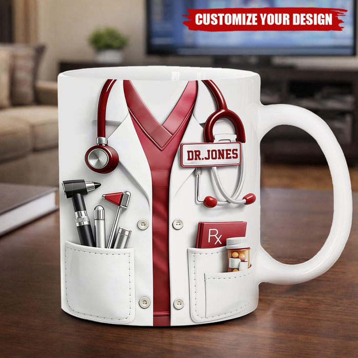 Personalized Doctor Mug, Medical Professional Gift