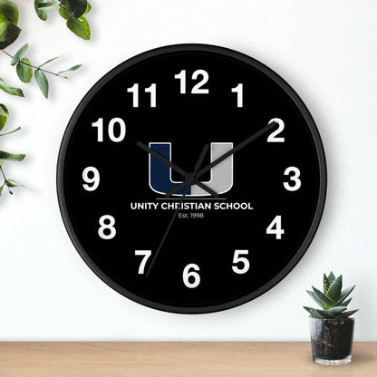 Personalized Unity Christian School Wall Clock - Stylish Home Decor