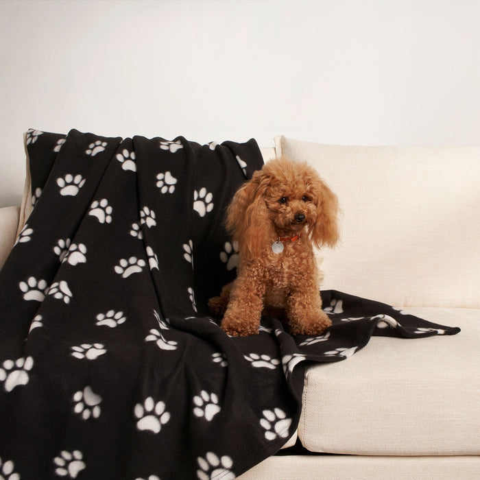 Pet Paw Print Fleece Throw 🇬🇧