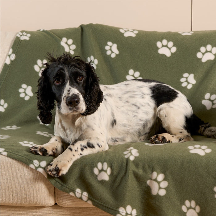 Pet Paw Print Fleece Throw 🇬🇧