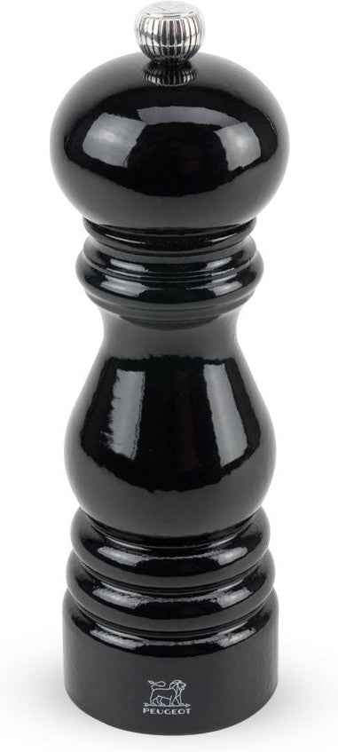 Peugeot - Paris 7" Classic Black Lacquer Wood Salt Mill - 1870418/SME - DISCONTINUED