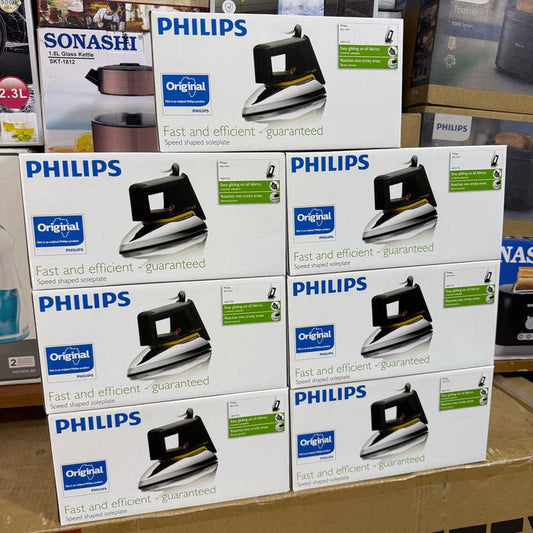 Philips HD1172 Dry Iron - Speed Shaped Soleplate | Fast & Efficient