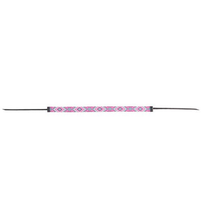 Pink Aztec Beaded Hat Band