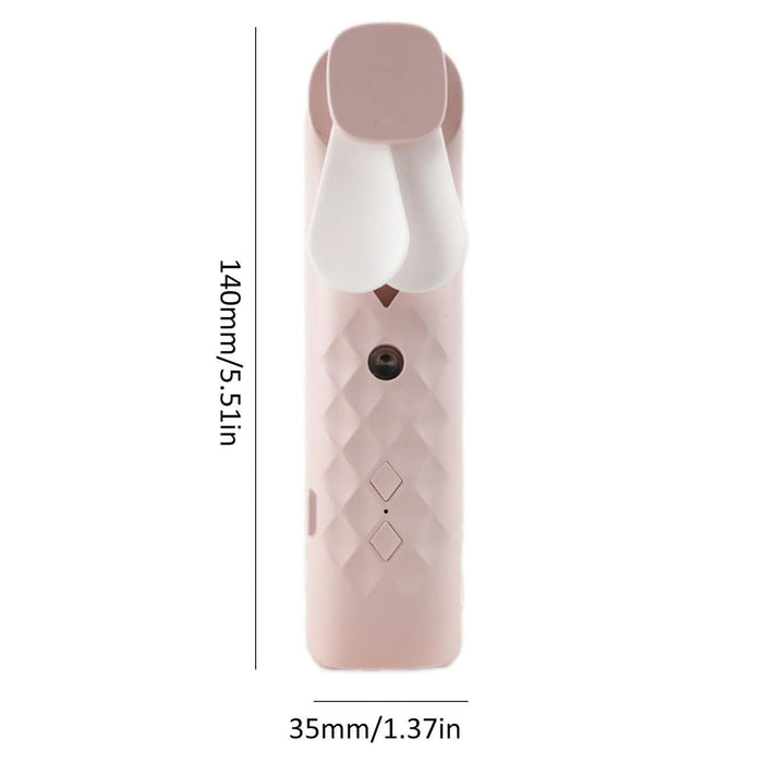 Pink Nano Mist Face Fan &  Spray - USB chargable 🇬🇧