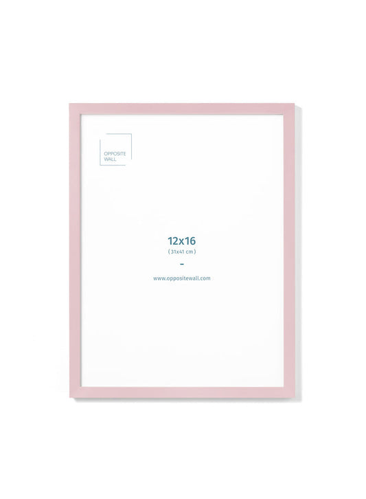 Pink Wood Frame, 12x16 in | 31x41 cm