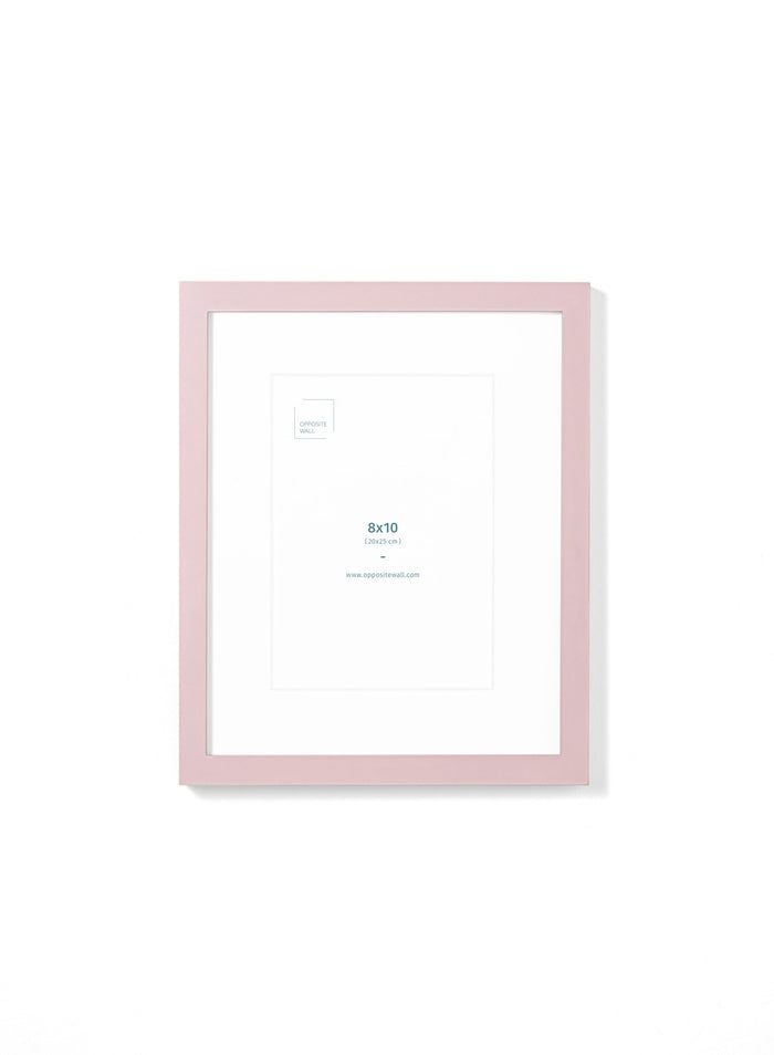 Pink Wood Frame, 8x10 in | 20x25 cm