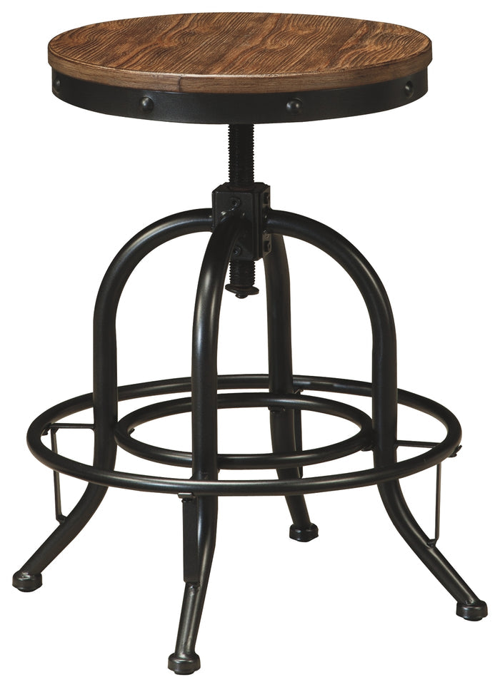 Pinnadel D542-224 Light Brown Swivel Stool 2CN