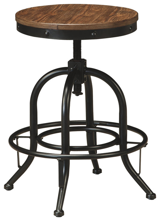 Pinnadel D542-224 Light Brown Swivel Stool 2CN
