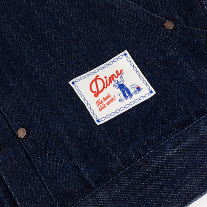 Pleated Denim Jacket