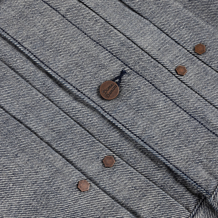 Pleated Denim Jacket