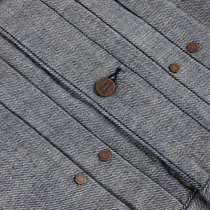 Pleated Denim Jacket