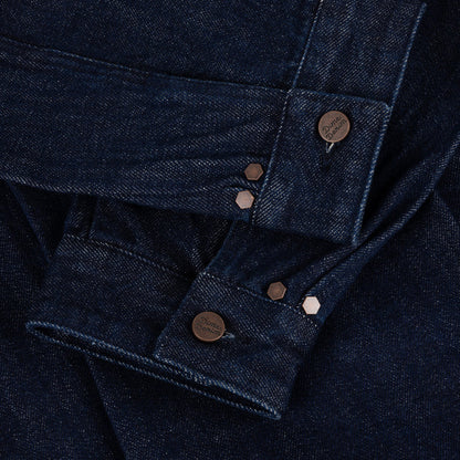 Pleated Denim Jacket
