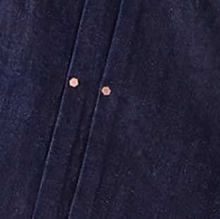 Pleated Denim Jacket