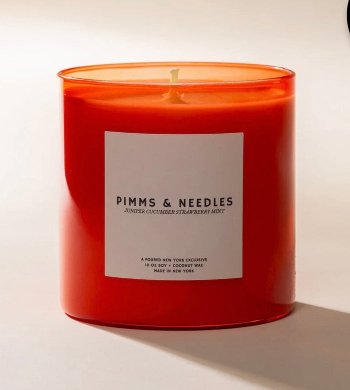 Poured Pimms & Needles Candle