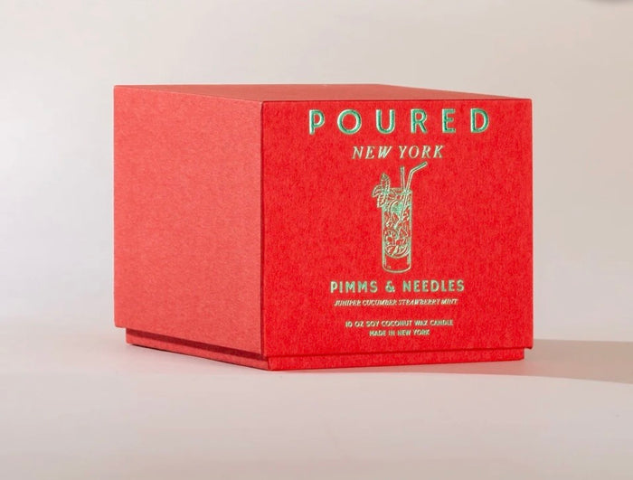 Poured Pimms & Needles Candle