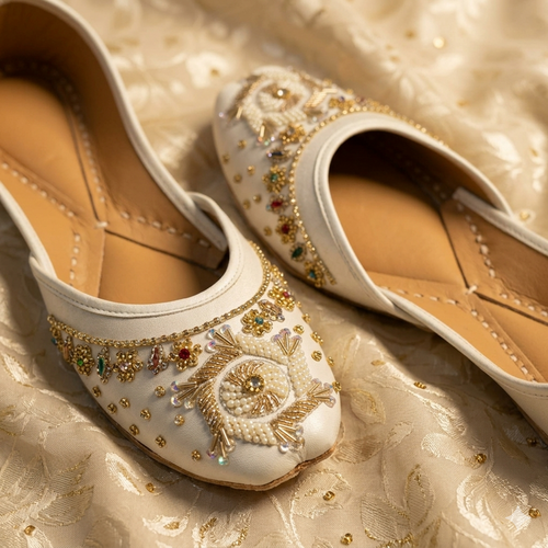 Premium Hand-Crafted Festive Khussa for Women Luxury Traditional Footwear