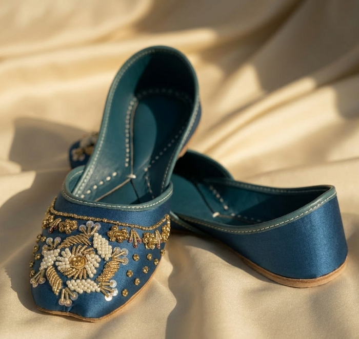 Premium Hand-Crafted Festive Khussa for Women Luxury Traditional Footwear