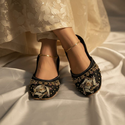 Premium Hand-Crafted Festive Khussa for Women Luxury Traditional Footwear