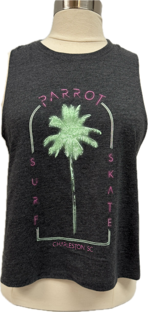 PSS Neon Palm Racer Crop