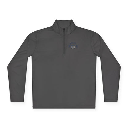 Quarter-Zip Pullover — Classic 'East Chapel Hill' Minimal Logo - Cheer