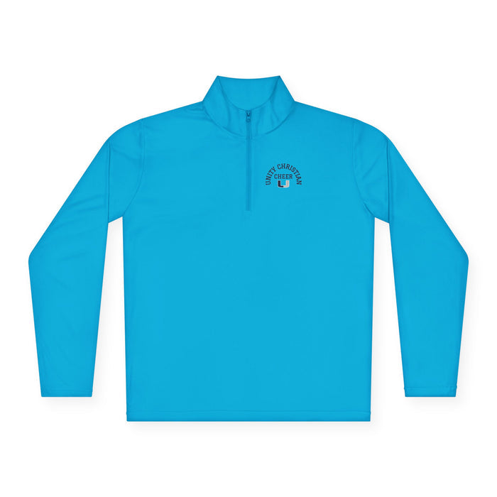 Quarter-Zip Pullover — Classic 'East Chapel Hill' Minimal Logo - Cheer