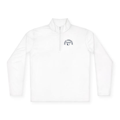 Quarter-Zip Pullover — Classic 'East Chapel Hill' Minimal Logo - Cheer