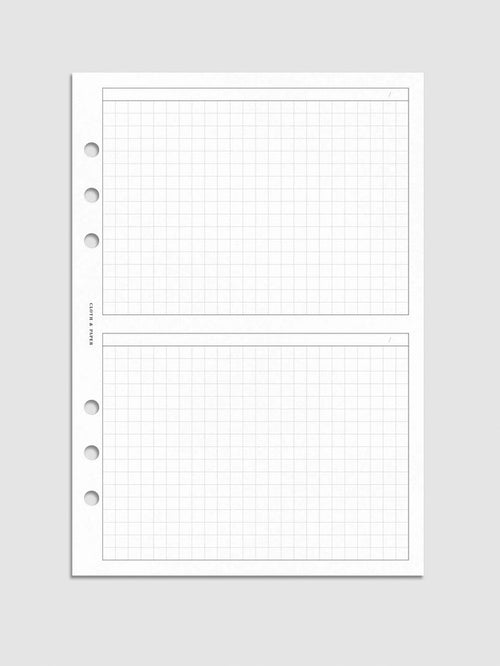 Digital mockup of insert in A5.