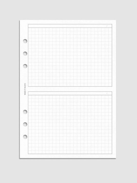 Digital mockup of insert in A5.