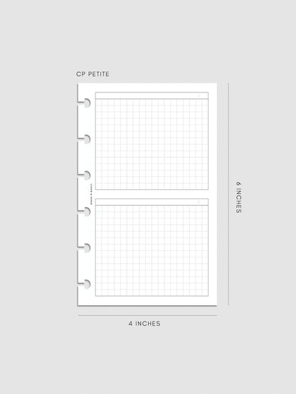 Digital mockup of inserts in CP Petite.