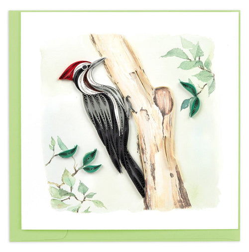 Quilling Card - Pileated Woodpecker
