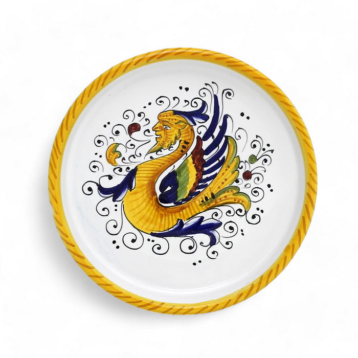 RAFFAELLESCO DELUXE: Deruta Wine Coaster/Dipping Bowl
