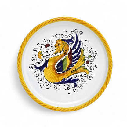 RAFFAELLESCO DELUXE: Deruta Wine Coaster/Dipping Bowl