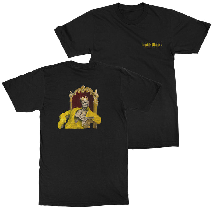 Ransom & Harry Fraud "Ransom & Harry Fraud  “LAVISH MISERY” album artwork T-Shirt (2 Sided)" T-Shirt
