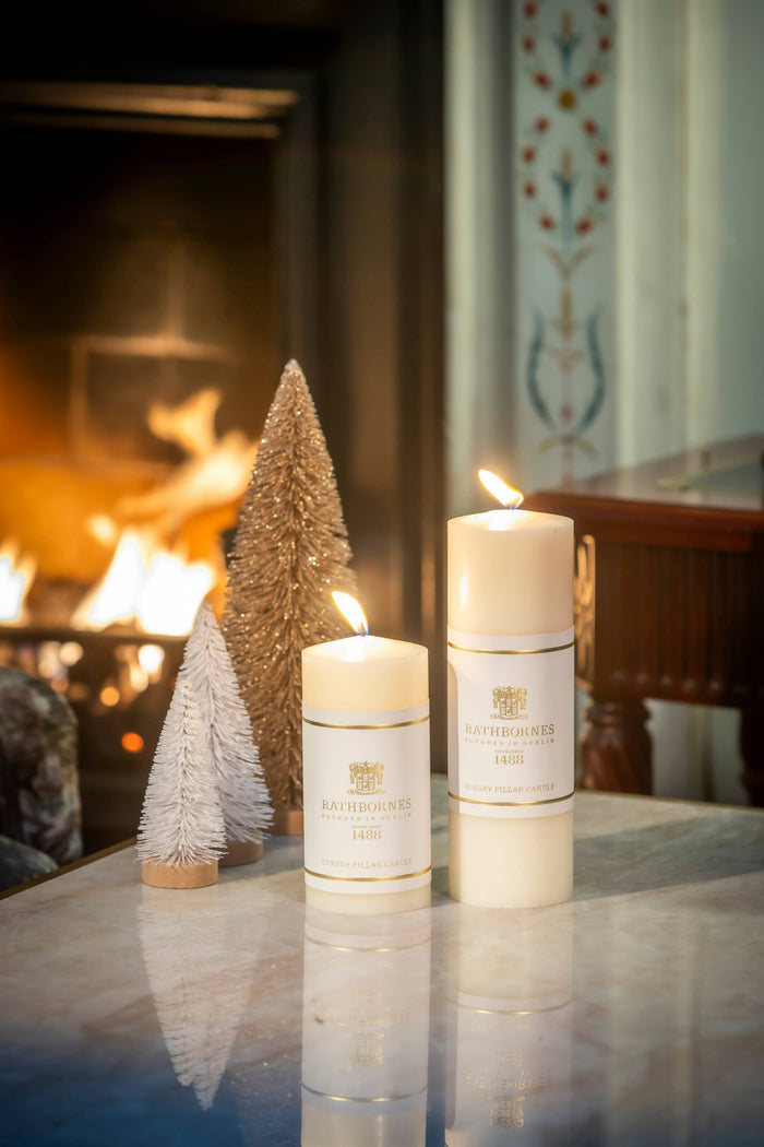 Rathbornes 1488 - 9" X 3" Pillar Candle (Unscented)