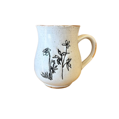Reactive Glaze Flower Mug