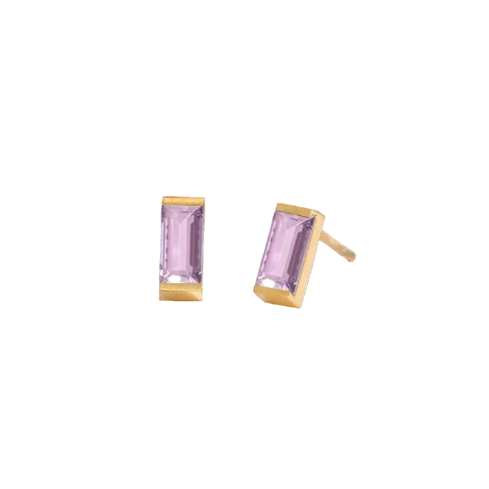 Rectangle Birthstone Earrings 🇬🇧