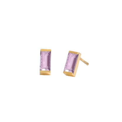 Rectangle Birthstone Earrings 🇬🇧