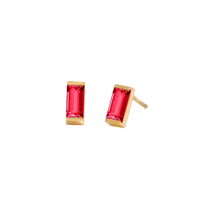 Rectangle Birthstone Earrings 🇬🇧