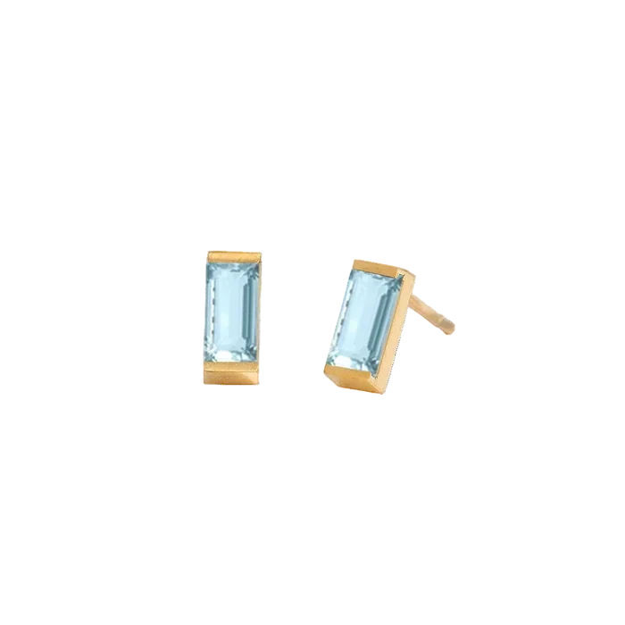 Rectangle Birthstone Earrings 🇬🇧
