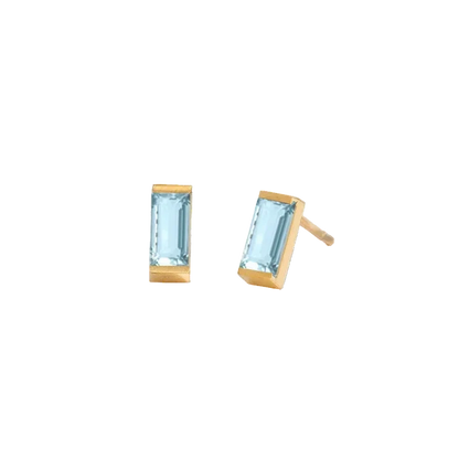 Rectangle Birthstone Earrings 🇬🇧