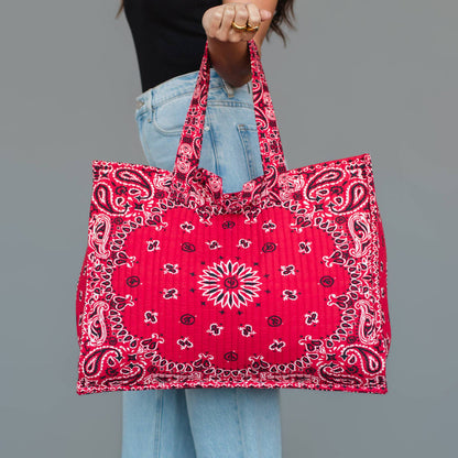 Red Bandana Tote