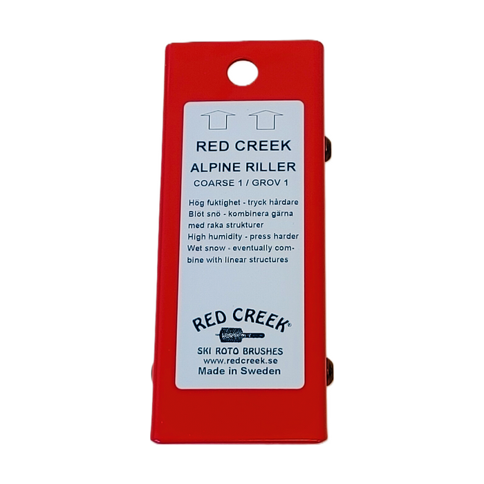 A product picture of the Red Creek Alpine Riller: Coarse Oblique Cut